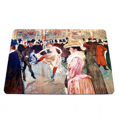 Plus de détails sur TAPIS DE SOURIS (Toulouse-Lautrec- Danse au moulin rouge)