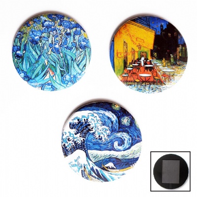 Plus de détails sur MAGNETS RONDS Van Gogh 